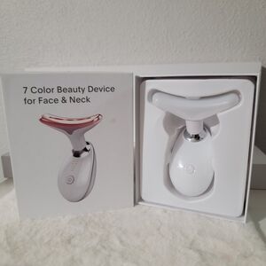 7 Color Beauty Light Thearpy Skincare  Device for Face & Neck Skincare  - White